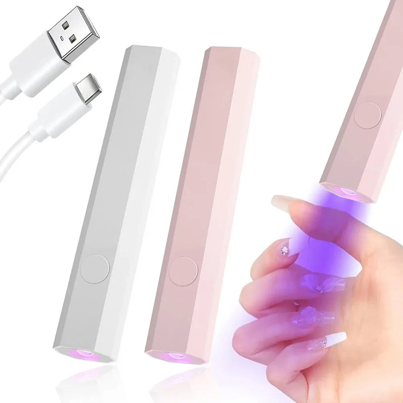 Lâmpada de LED recarregável – Secagem Rápida e Unhas Perfeitas em Segundos!